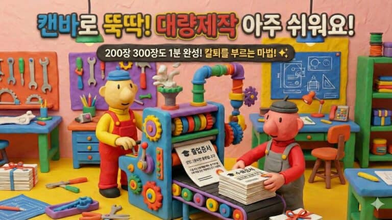 캔바로 뚝딱! 대량제작!
