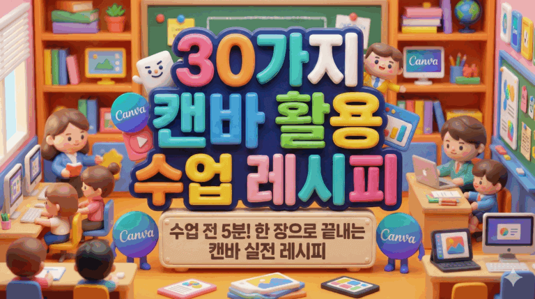 30가지 캔바활용 수업레시피