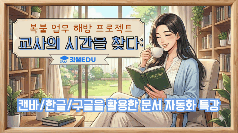 교사의 시간을 찾다: 문서 자동화